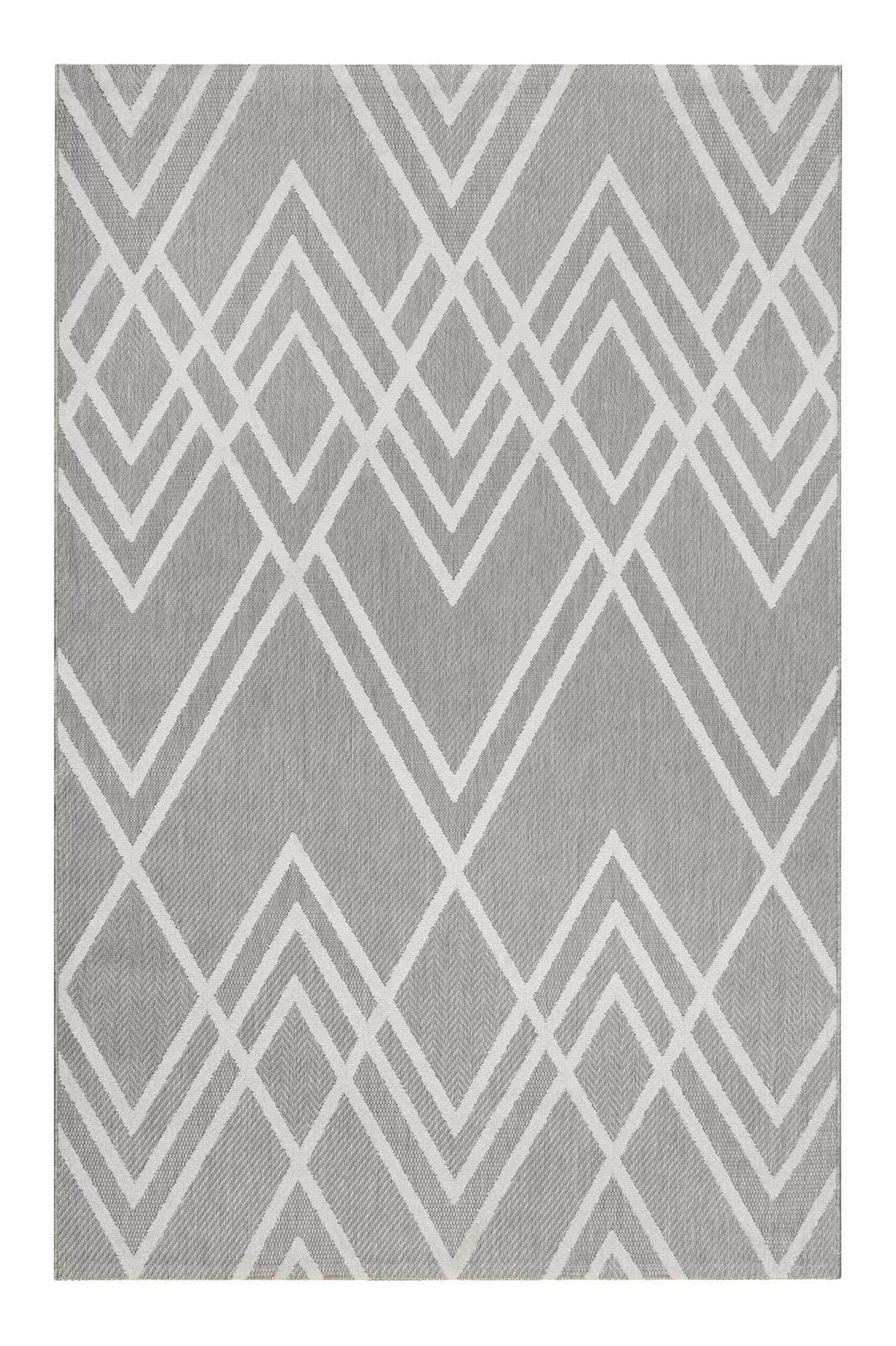 OUTDOORTEPPICH 160/225 cm Rave Creme, Weiß  - Creme/Weiß, Design, Textil (160/225cm) - Esprit