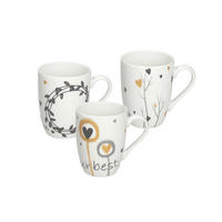 SKODELICA         - bela/večbarvno, Basics, keramika (0,33cm) - Tognana