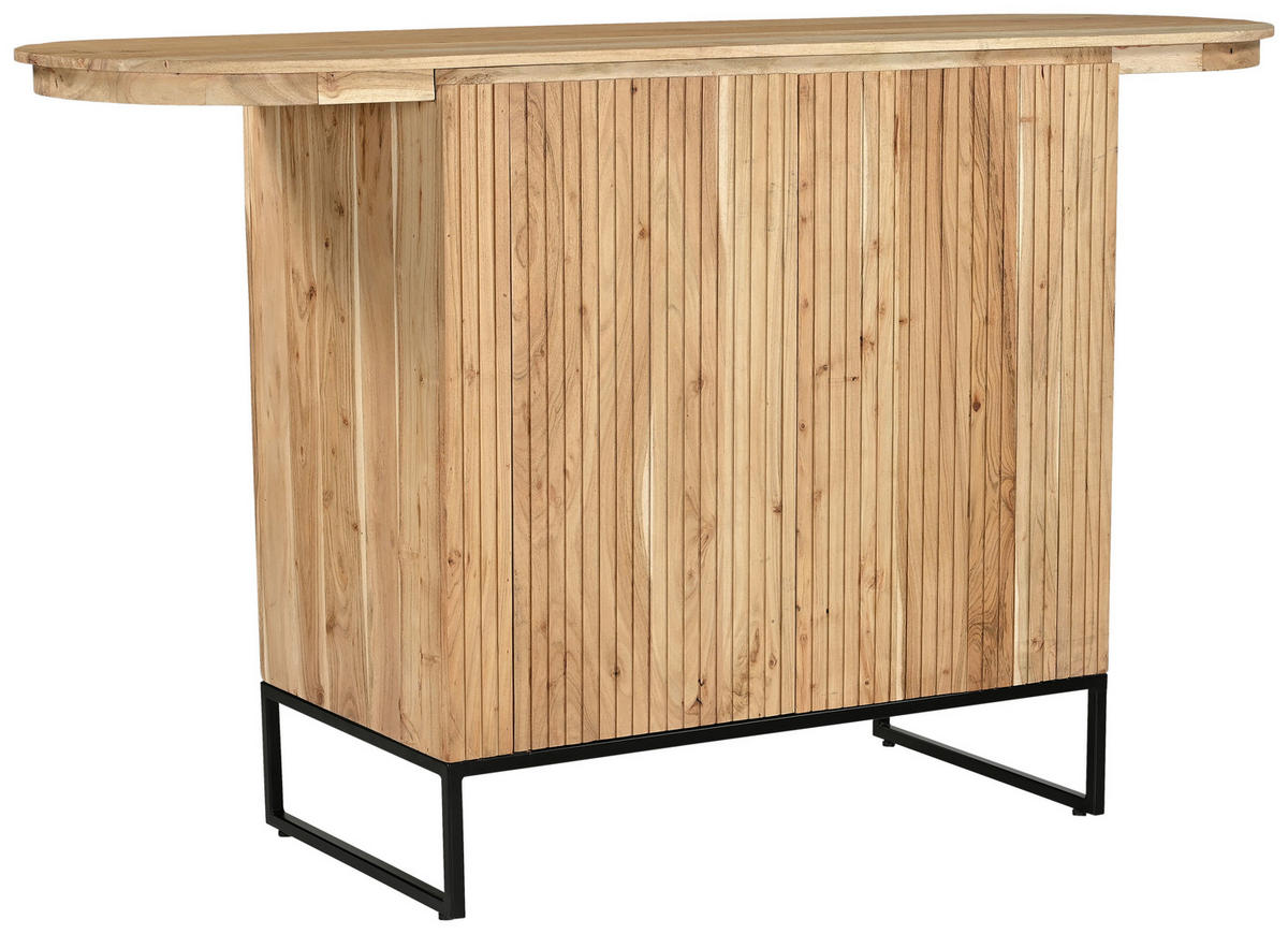 KÜCHENINSEL 180/105/50 cm  in Naturfarben  - Naturfarben, Design, Holz/Metall (180/105/50cm) - Livetastic