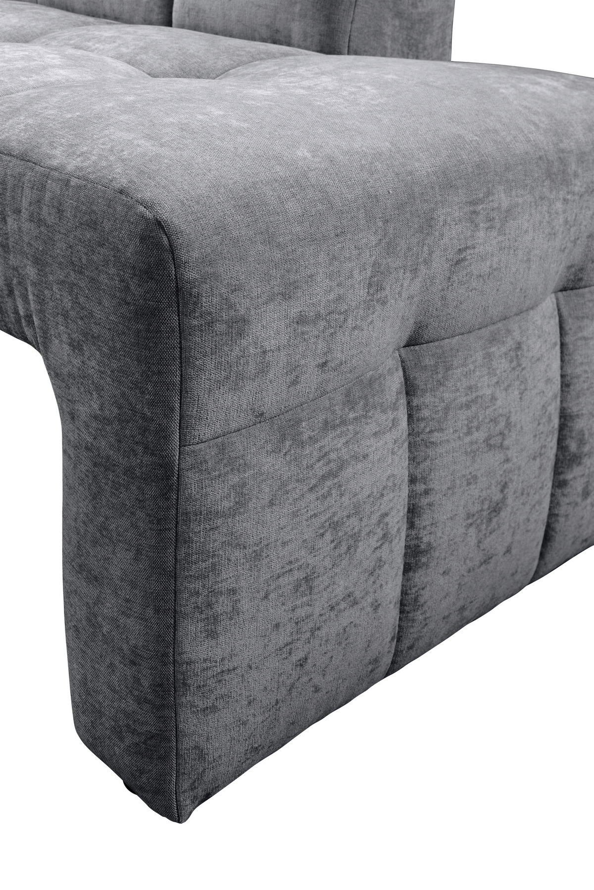 KLUPA KUTNA  antracit  drvo, tekstil, drvni materijal      - crna/antracit, Moderno, drvni materijal/drvo (265/197cm) - Livetastic