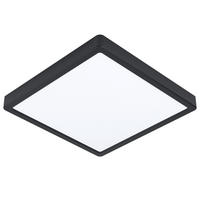 LED SVJETILJKA STROPNA Fueva 5  - bijela/crna, Basics, metal/plastika (28,5/28,5/2,8cm)