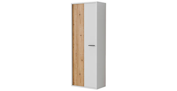 GARDEROBENSCHRANK  in 65/181/37 cm  - Eichefarben/Anthrazit, Design, Holzwerkstoff/Metall (65/181/37cm) - Xora