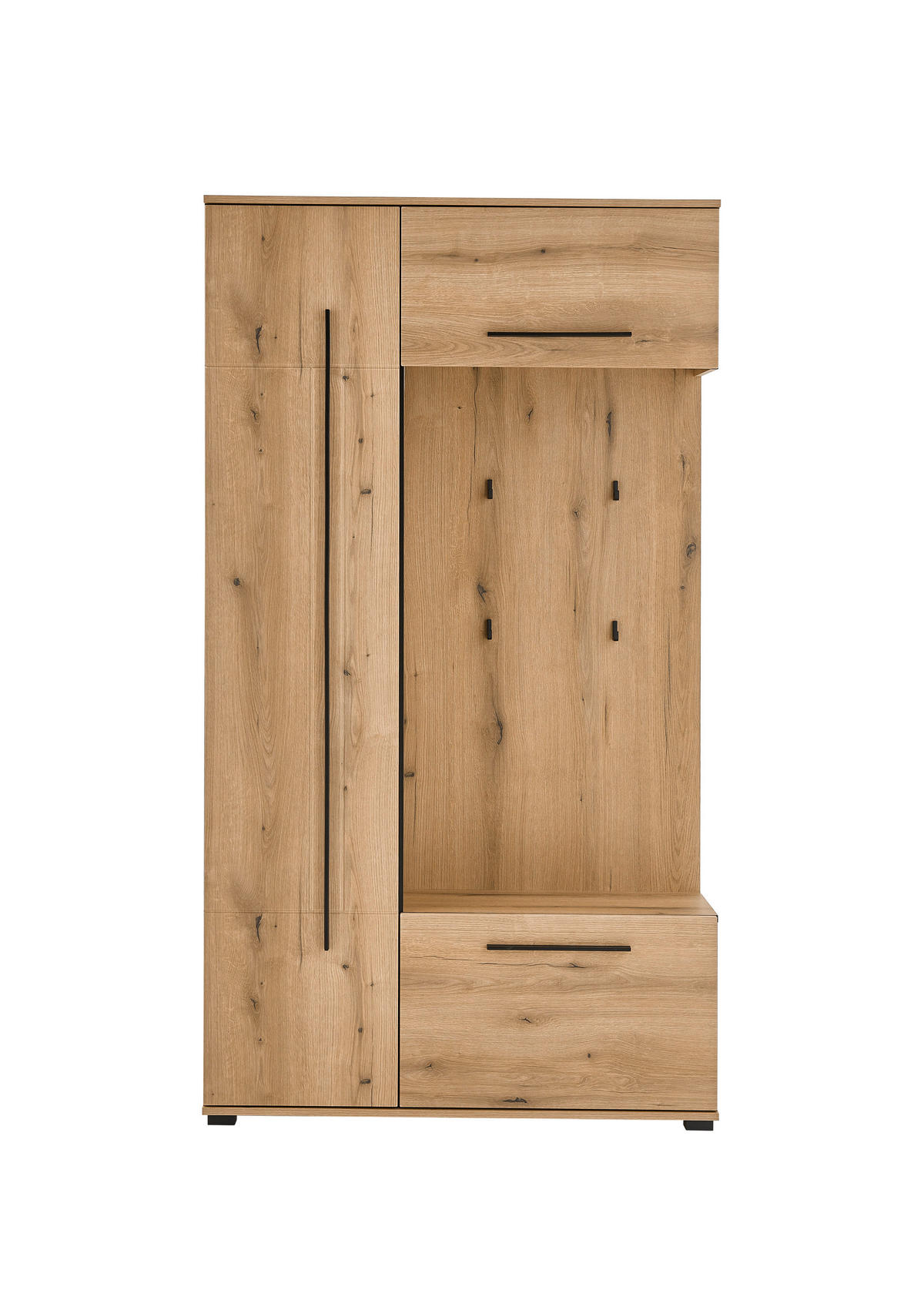 GARDEROBE  in 111/201/39 cm  - Eichefarben, MODERN, Holzwerkstoff (111/201/39cm) - MID.YOU
