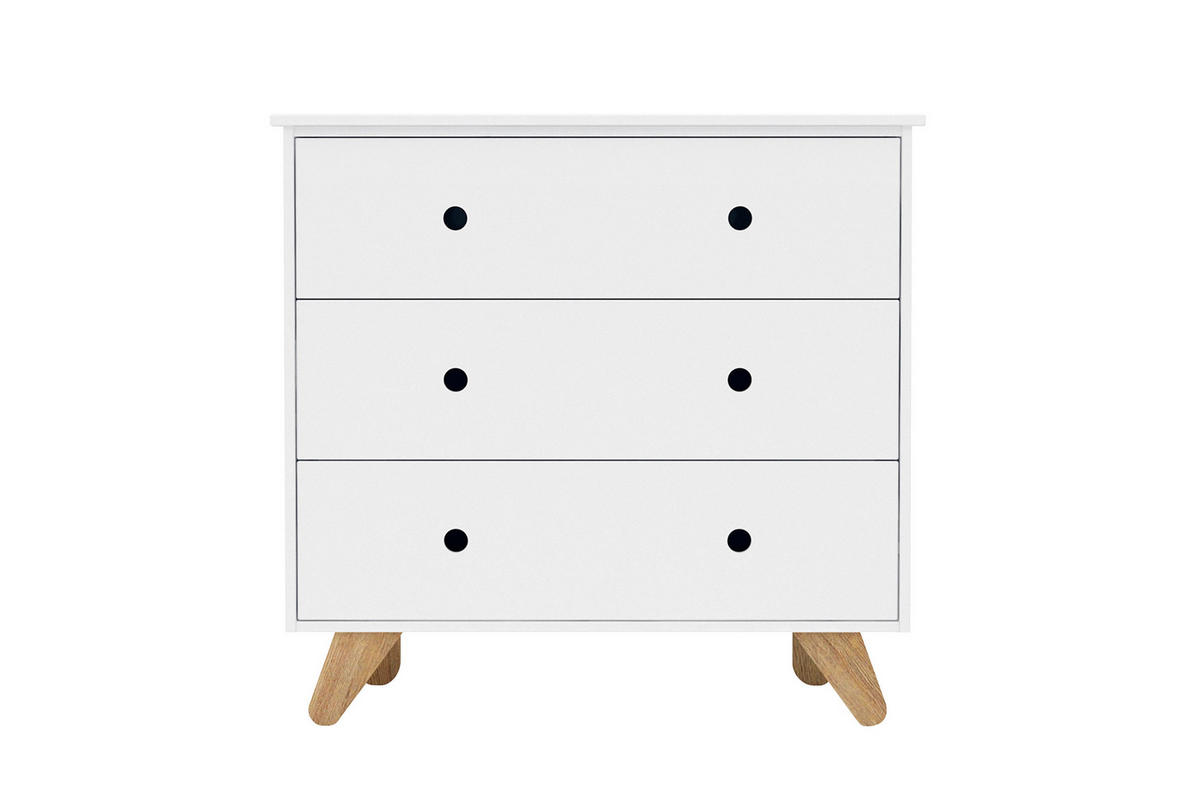 KOMMODE  in 95/90/50 cm  - Weiß/Naturfarben, Design, Holz/Holzwerkstoff (95/90/50cm) - Livetastic