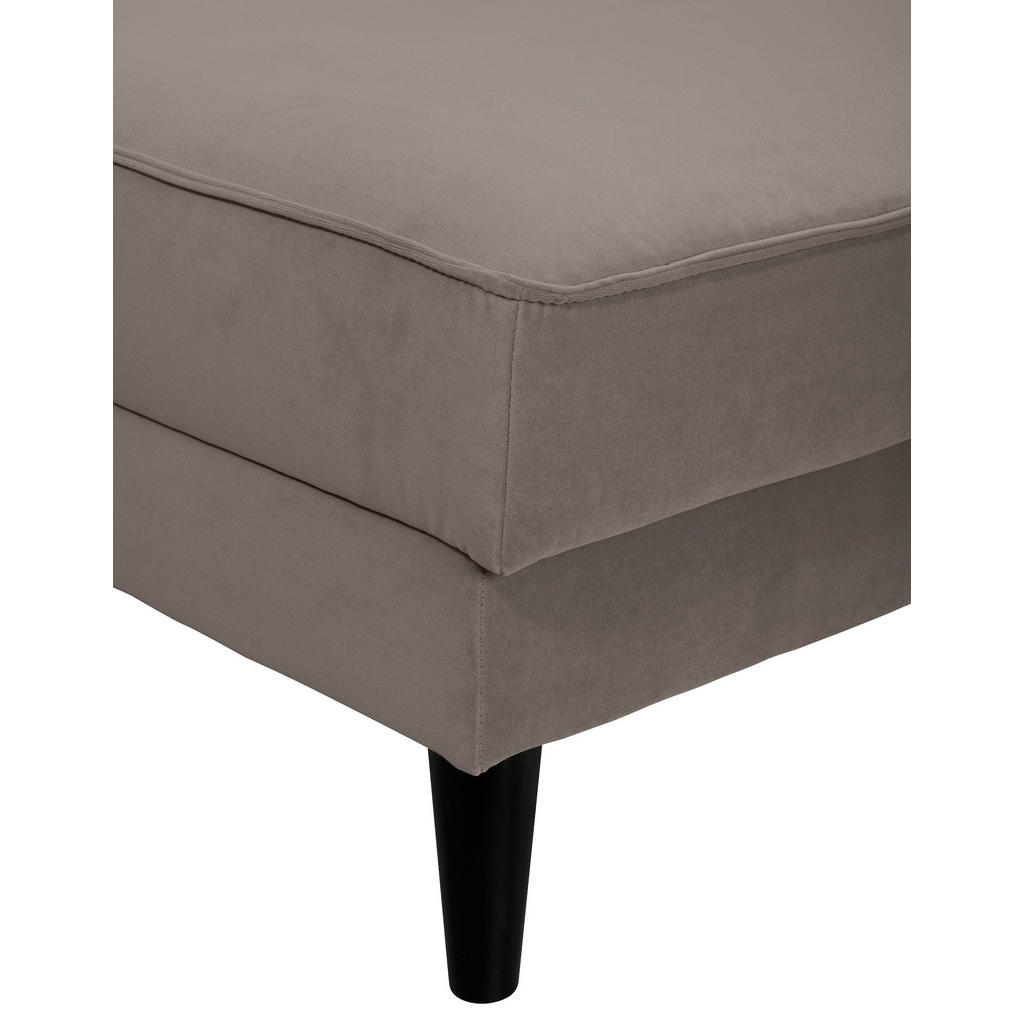 Thumbnail - Trendmanufaktur Wohnlandschaft Lumber Jack, Taupe, Textil, Wenge, 6-Sitzer, U-Form, 348x201 cm, Made in EU, Hocker erhäl...