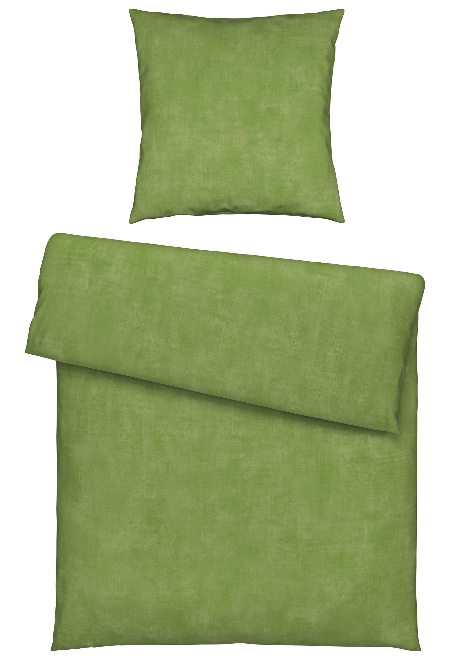 BETTWÄSCHE Stowa Renforcé 155/220 cm  - Grün, KONVENTIONELL, Textil (155/220cm) - Novel
