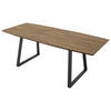 MATBORD i trä, metall 160-200/85/75 cm   - brun/svart, Design, metall/trä (160-200/85/75cm) - Livetastic