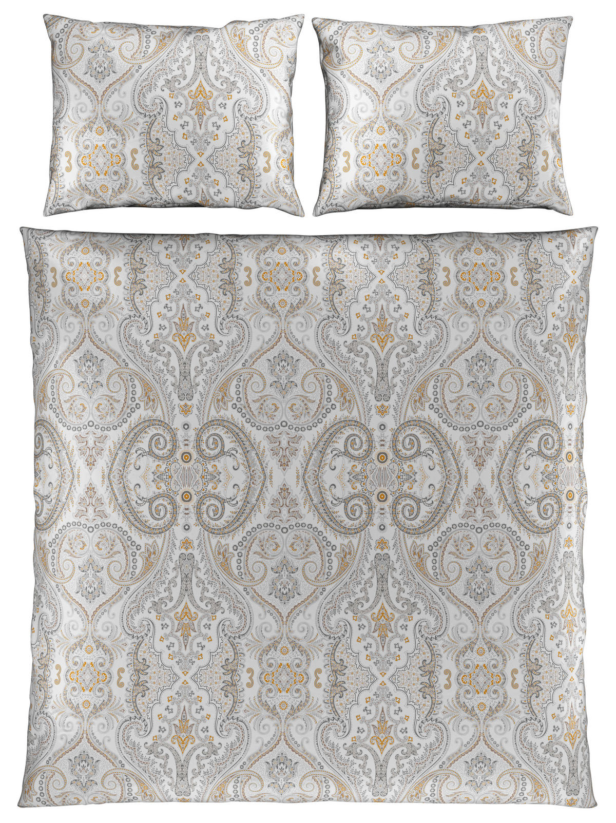 POSTELJNINA ELOISE 200/200 cm saten siva  - siva, Konvencionalno, tekstil (200/200cm) - Esposa