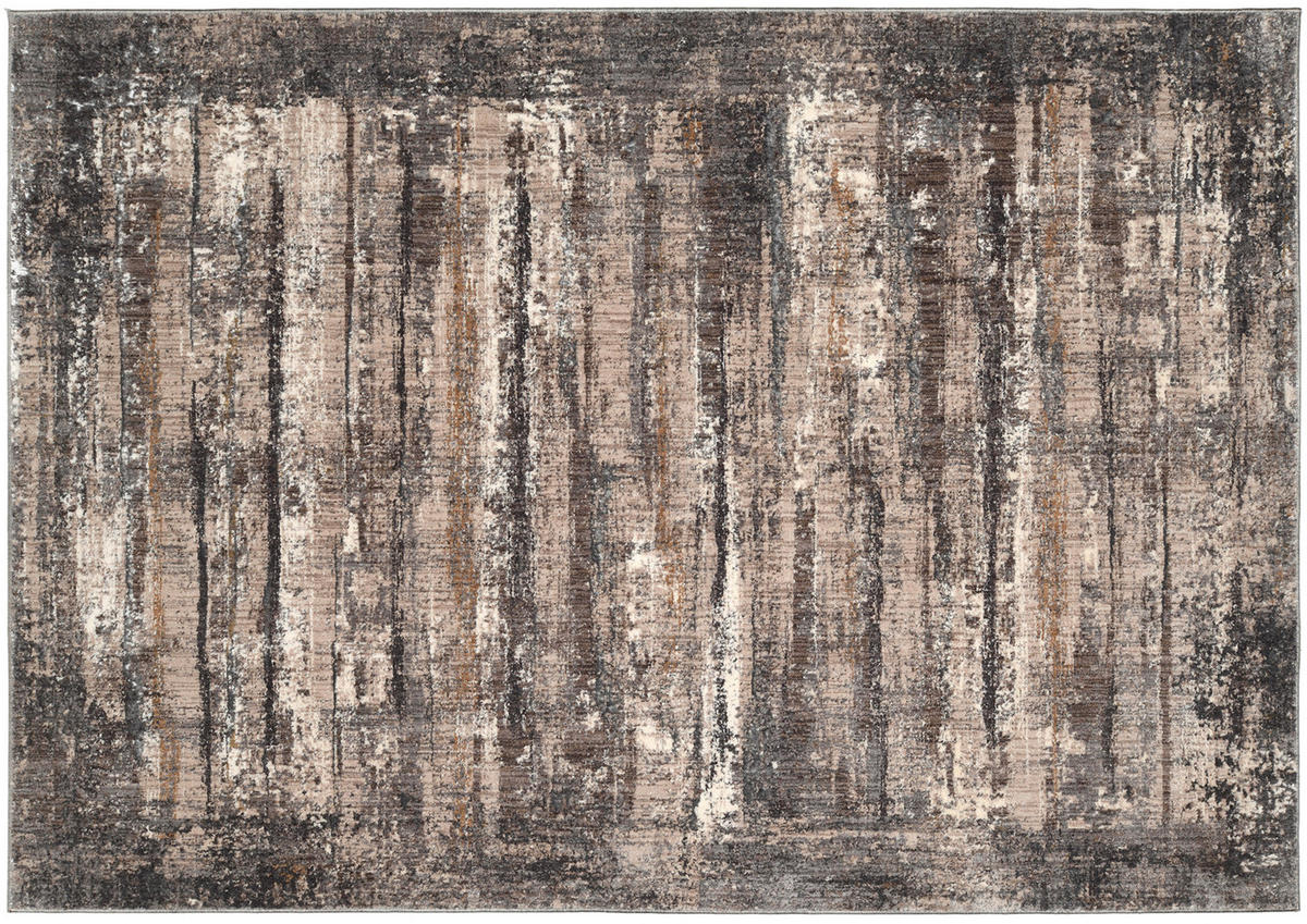 WEBTEPPICH 155/230 cm Nimara Grau, Dunkelgrau, Beige  - Dunkelgrau/Beige, Design, Textil (155/230cm) - Novel