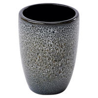 ZAHNBÜRSTENHALTER Ugo  - Schwarz/Olivgrün, Basics, Keramik (7,5/14cm) - Aquanova