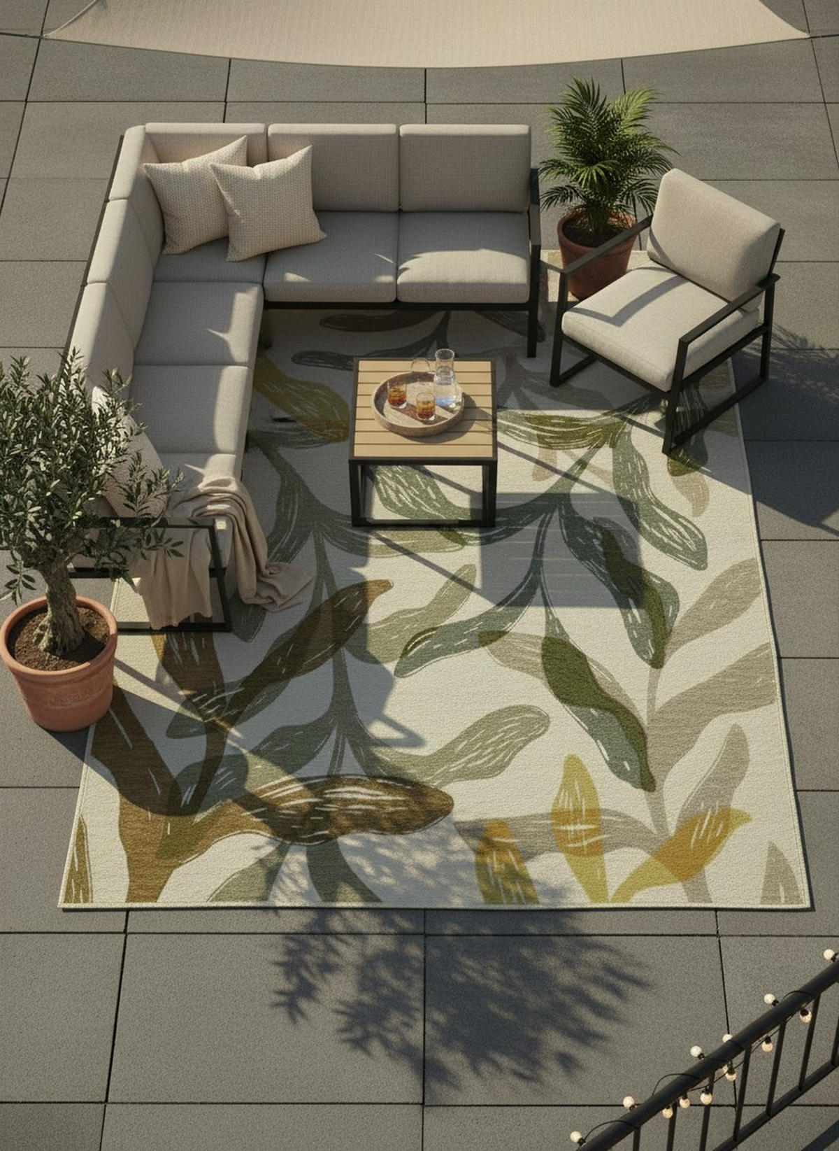 OUTDOORTEPPICH 160/230 cm Niwa Multicolor  - Multicolor, Trend, Textil (160/230cm) - Ambia Garden