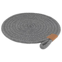 TOPFUNTERSETZER Textil Anthrazit  - Anthrazit, KONVENTIONELL, Textil (20/20/1cm) - Justinus