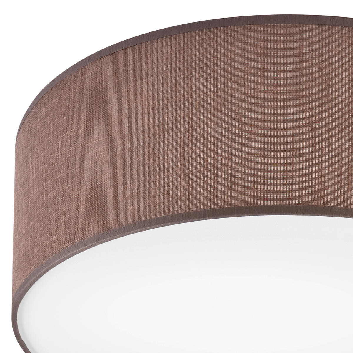 DECKENLEUCHTE  13/35 cm    - Cappuccino, Design, Textil (13/35cm)