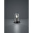 TISCHLEUCHTE - Schwarz, LIFESTYLE, Glas/Metall (12,5/22cm)