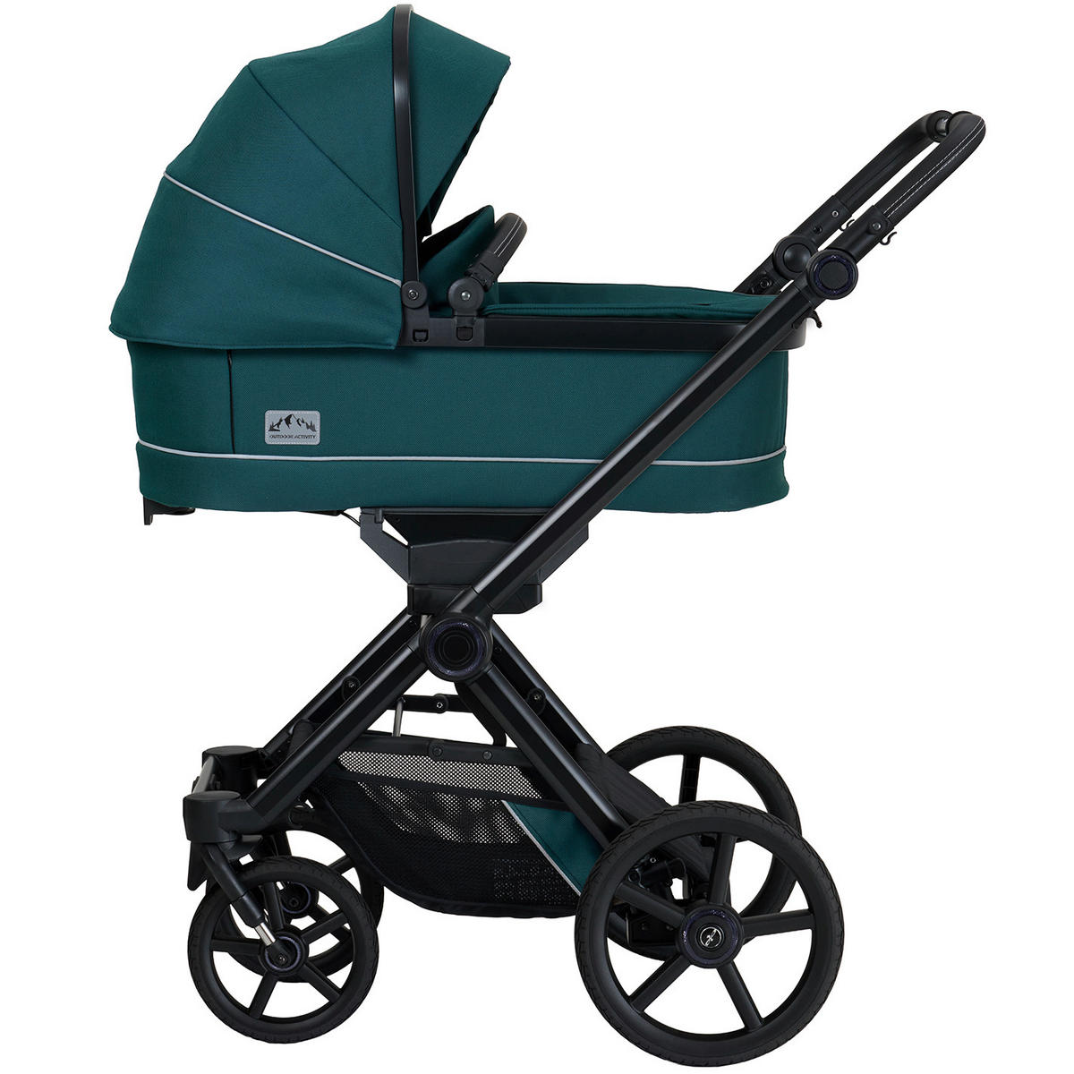 KINDERWAGENSET IVY GTR Outdoor HB  - Petrol/Schwarz, Basics, Textil/Metall (94/58/119cm) - Hartan