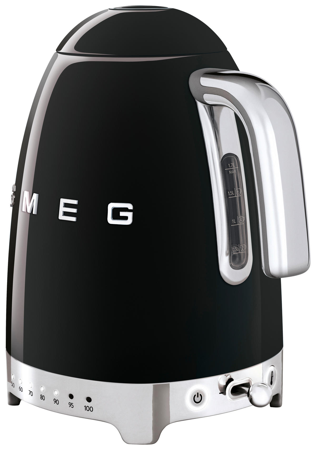 WASSERKOCHER 1.7 l  - Schwarz, Basics, Metall (22,6/24,8/17,1cm) - SMEG
