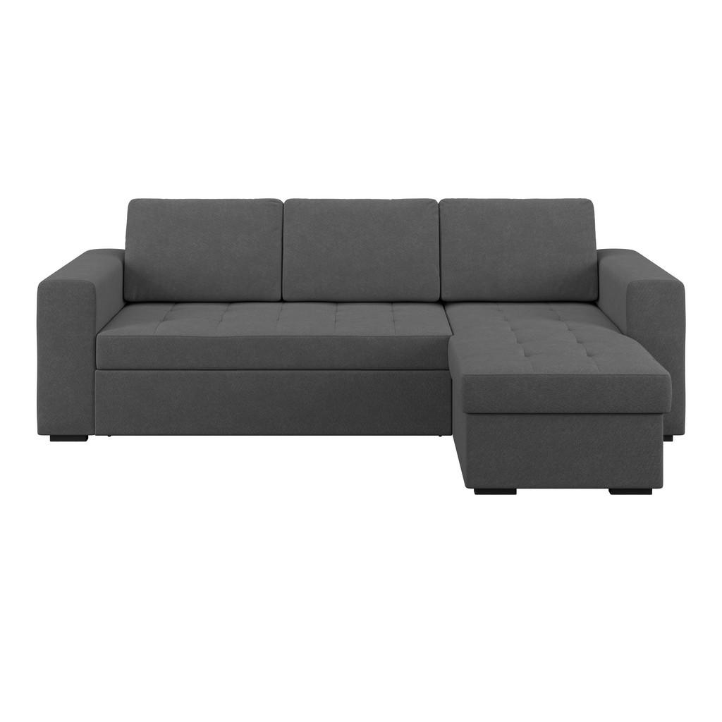 Ecksofa Jan Anthrazit S: 247x155 Cm