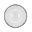 LED-DECKENLEUCHTE 40/9 cm   - Dunkelgrau/Transparent, Design, Kunststoff/Metall (40/9cm) - Novel