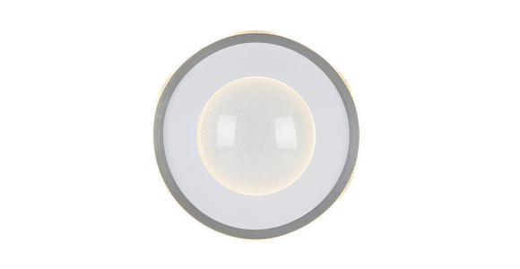 LED-DECKENLEUCHTE 50/9 cm   - Dunkelgrau/Transparent, Design, Kunststoff/Metall (50/9cm) - Novel