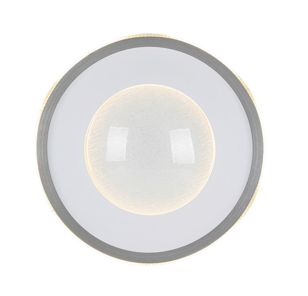 STROPNÍ LED SVÍTIDLO, 50/9 cm  - bílá/průhledné, Design, kov/plast (50/9cm) - Novel