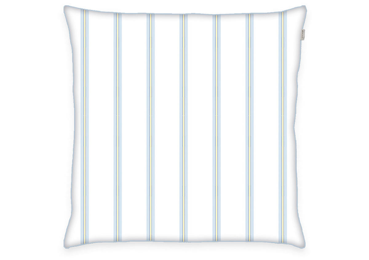 WENDEBETTWÄSCHE Satin 155/220 cm  - Gelb/Hellblau, Basics, Textil (155/220cm) - Tom Tailor