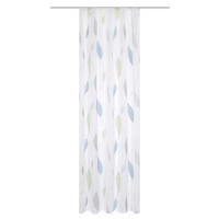 FERTIGVORHANG transparent  - Blau/Grün, KONVENTIONELL, Textil (140/225cm) - Schmidt W. Gmbh