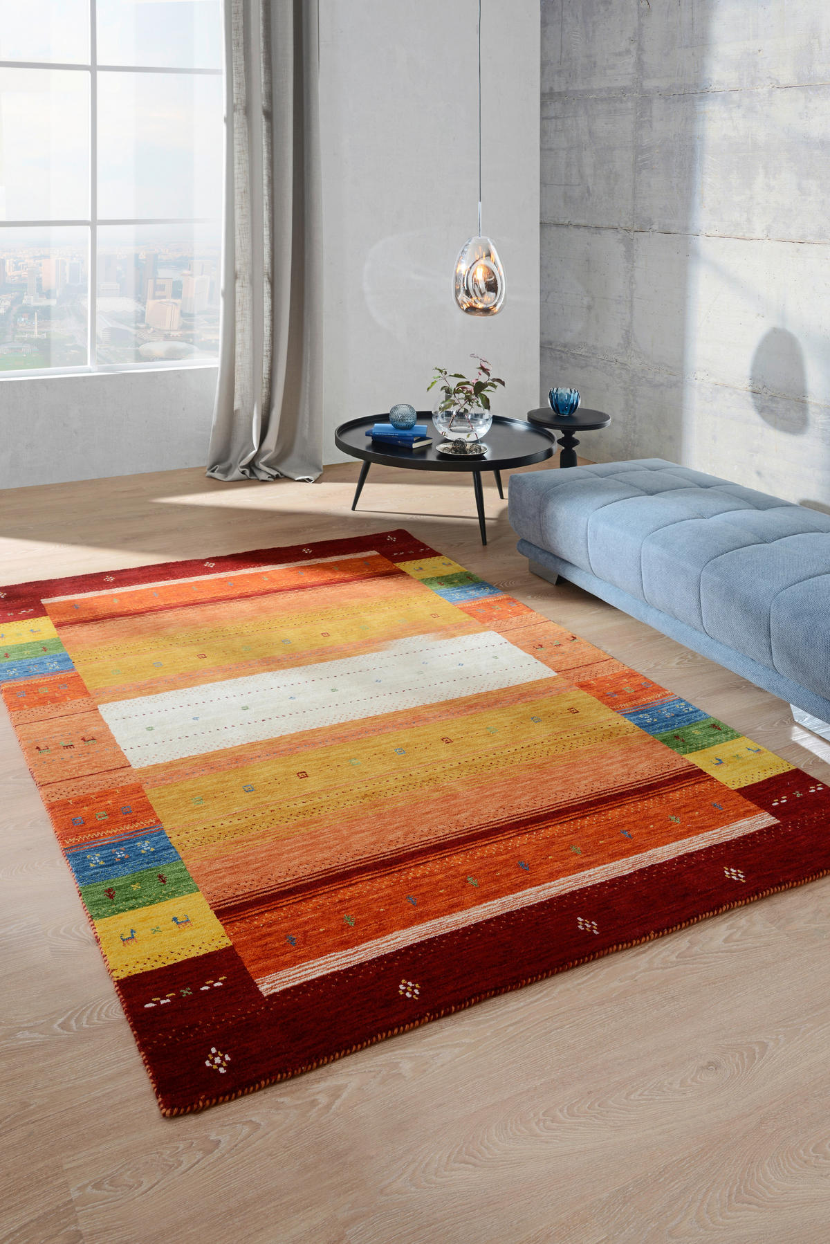 ORIENTTEPPICH 70/140 cm Sehnsucht nach Eden Multicolor, Rot  - Rot/Multicolor, LIFESTYLE, Textil (70/140cm) - Cazaris