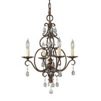 LESTENEC  Elstead Chateau      42.2/51.2 cm      E14 - barve brona, Konvencionalno, kovina/steklo (42.2/51.2cm) - Elstead Lighting