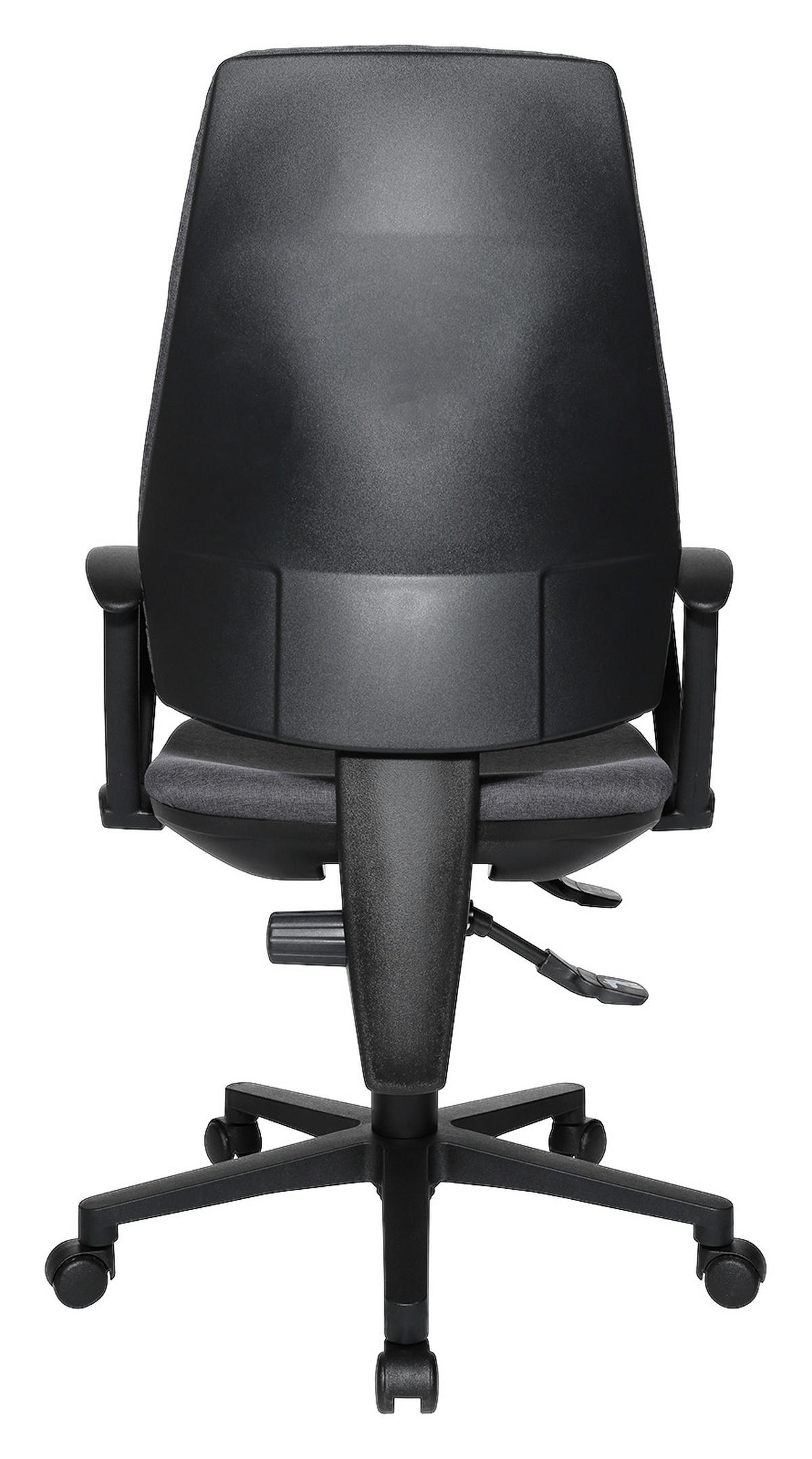 DREHSTUHL Flachgewebe Anthrazit, Schwarz  - Anthrazit/Schwarz, Design, Kunststoff/Textil (60/103-111/55cm) - Topstar