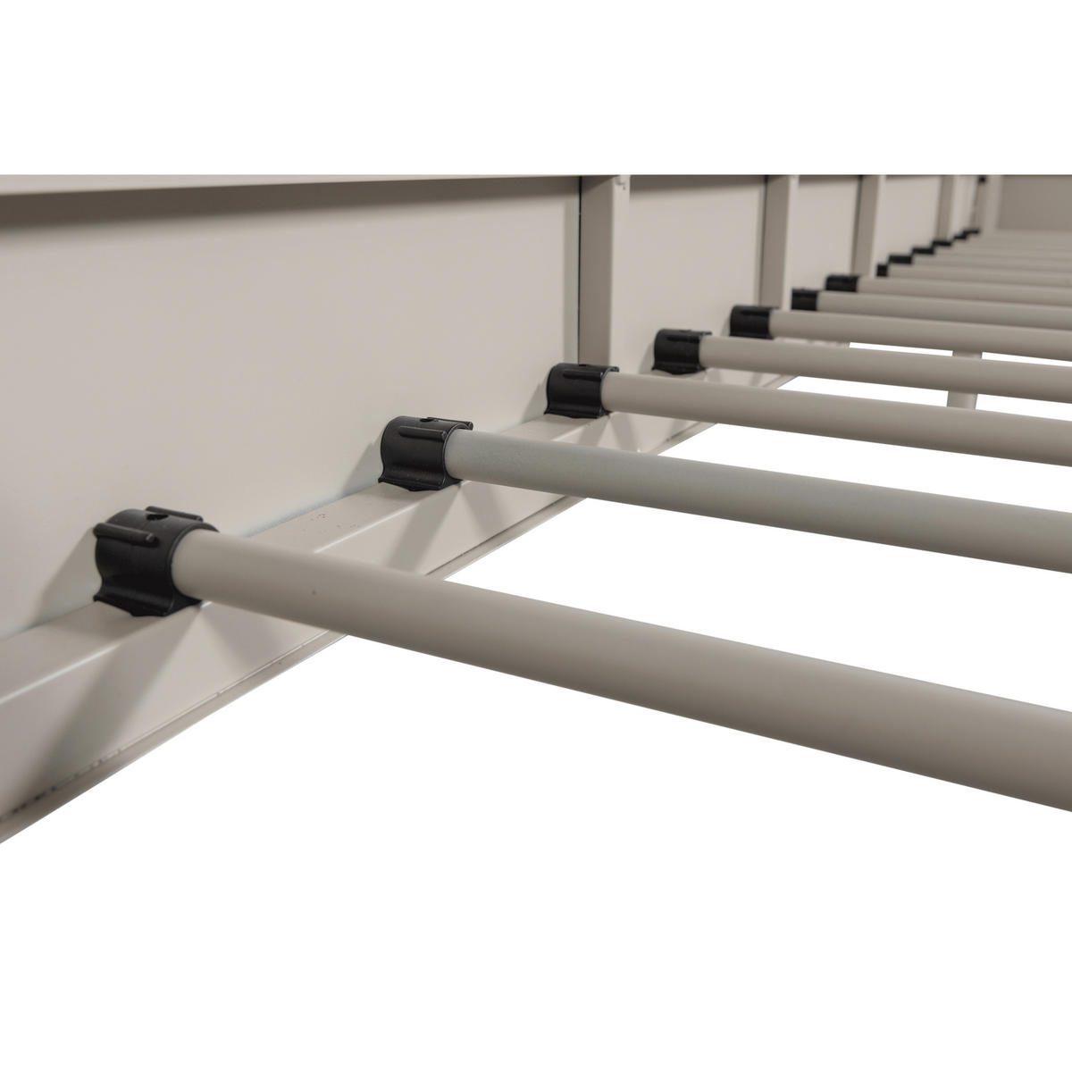 METALLBETT 90/200 cm  in Sandfarben  - Sandfarben, Basics, Metall (90/200cm) - MID.YOU