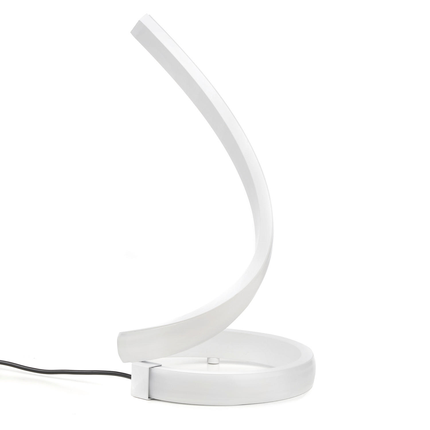 XXXLutz Led-Tischleuchte Weiß 16x32x16 cm