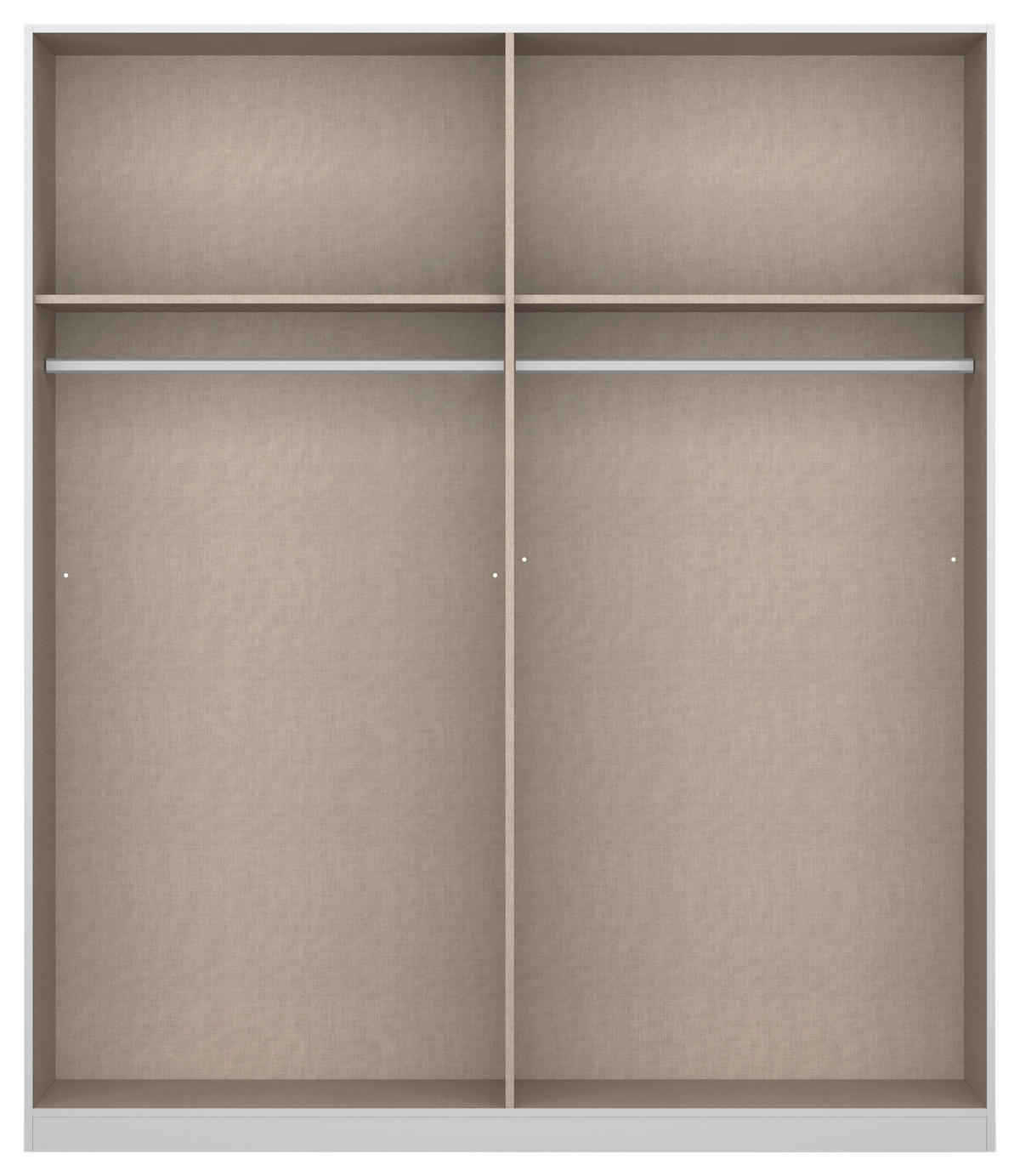 DREHTÜRENSCHRANK in Champagner, Eiche Artisan  - Champagner/Eiche Artisan, Modern, Glas/Holzwerkstoff (181/210/54cm) - Rauch Möbel