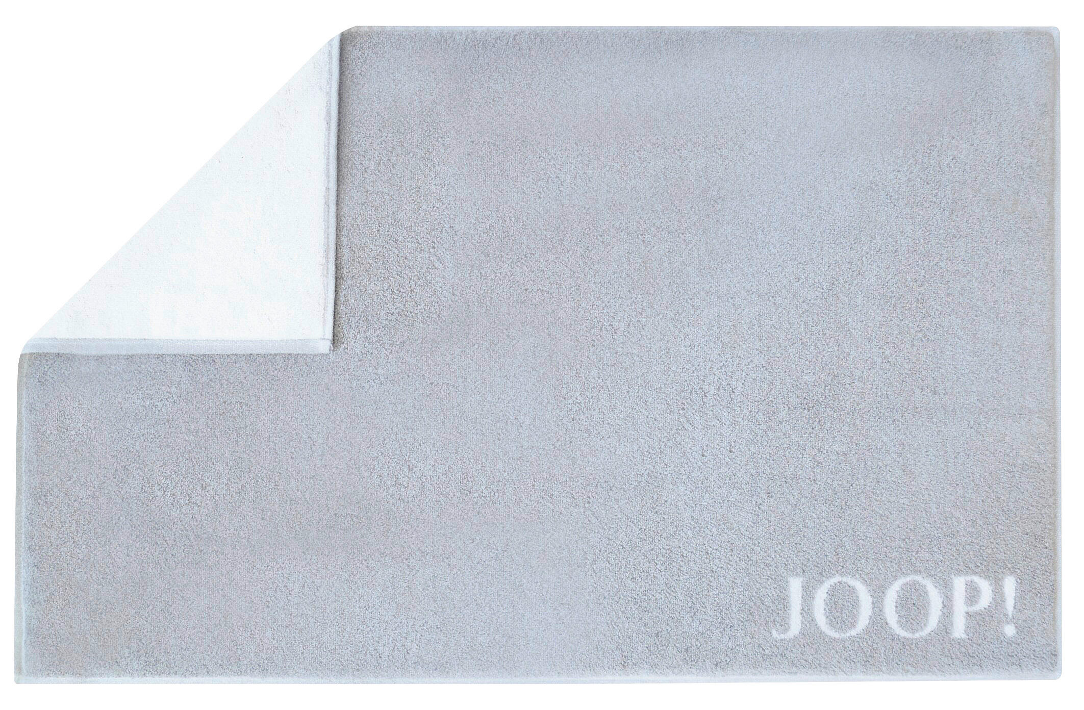 Joop! Badematte Classic Doubleface Silber 50x80 cm