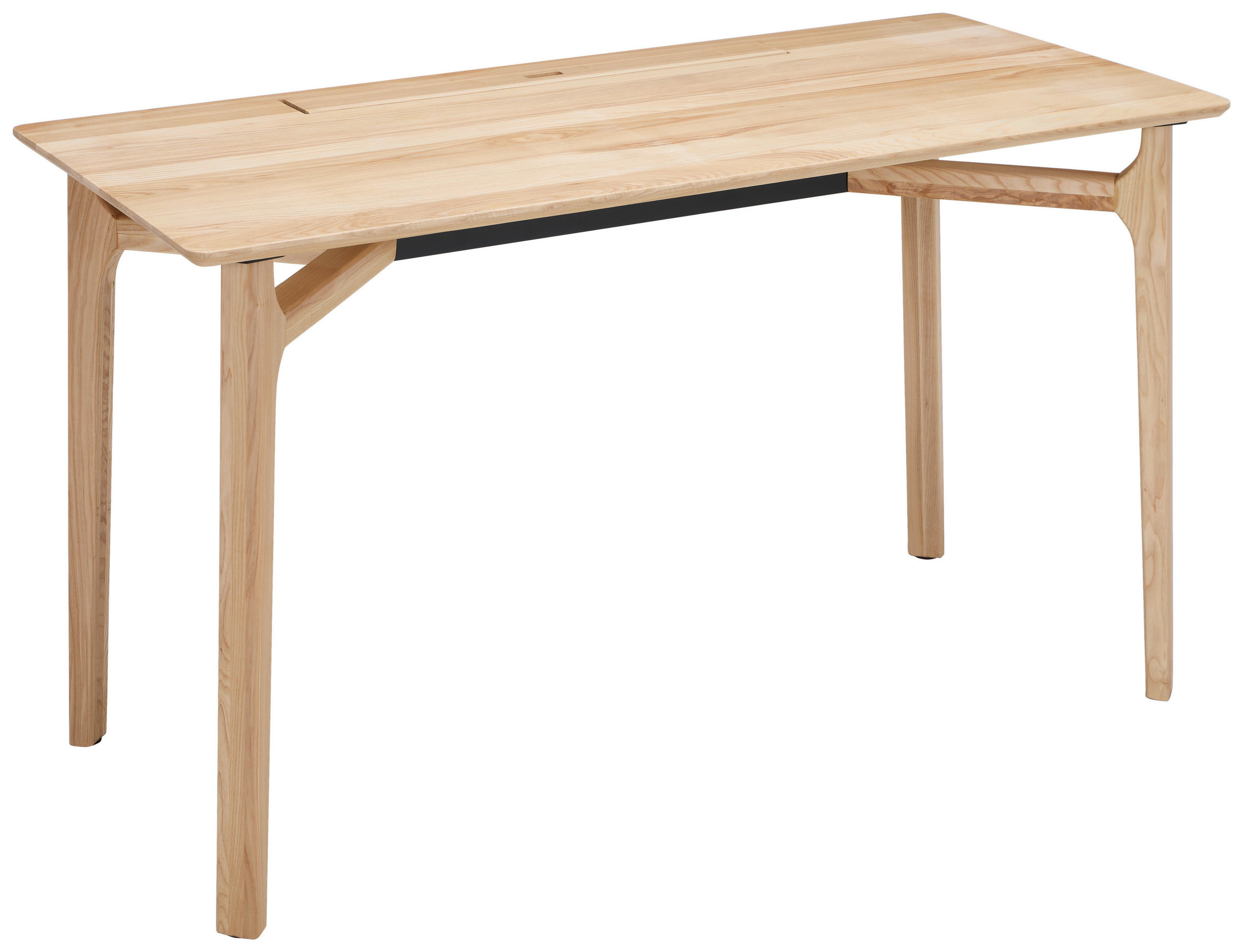 SCHREIBTISCH 140/65/75 cm Eschefarben  - Eschefarben, Natur, Holz (140/65/75cm) - Linea Natura