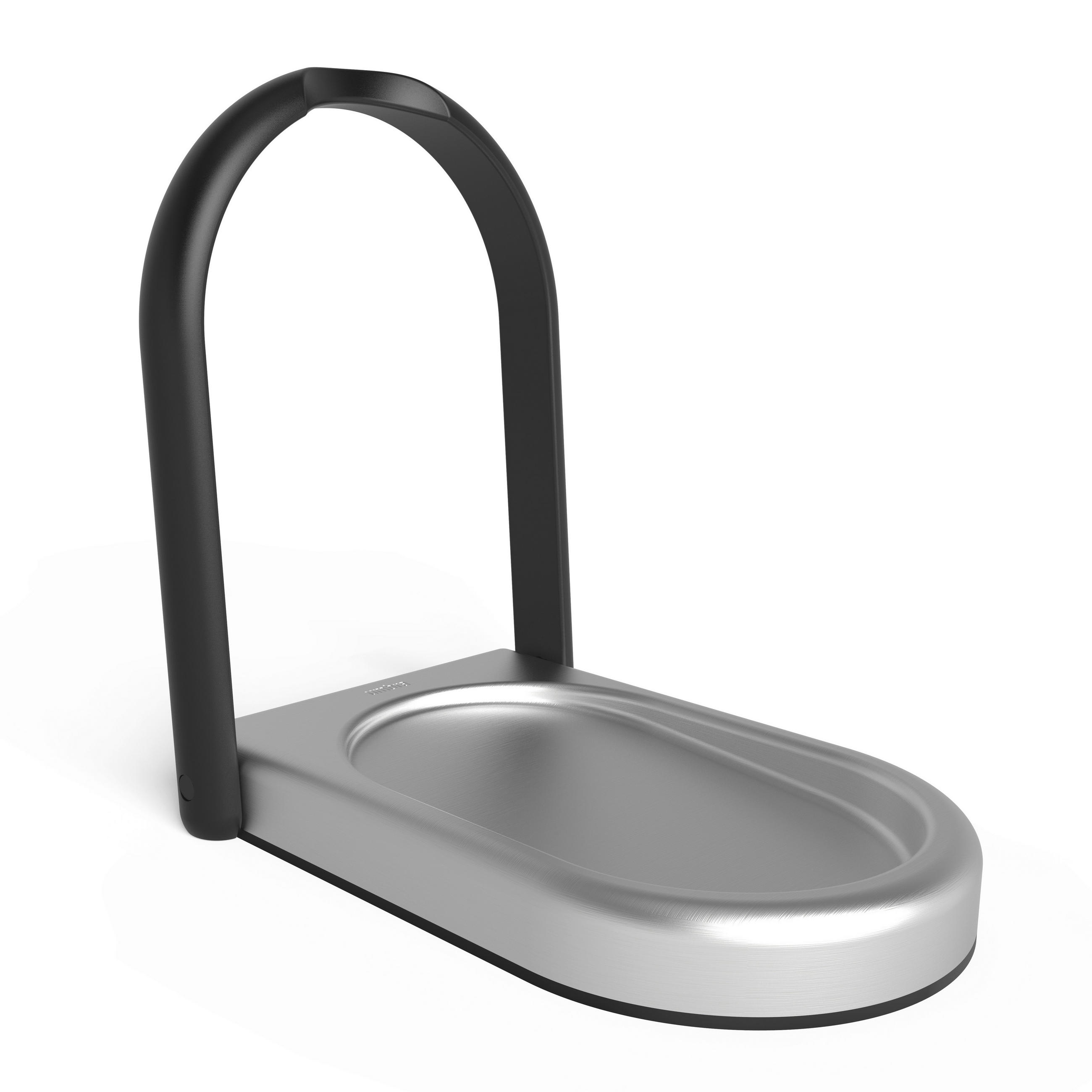 POSTOLJE ZA ODLAGANJE KAŠIKE - boja nikla/crna, Osnovno, metal/plastika (9,85/1,9/13,66cm) - Umbra