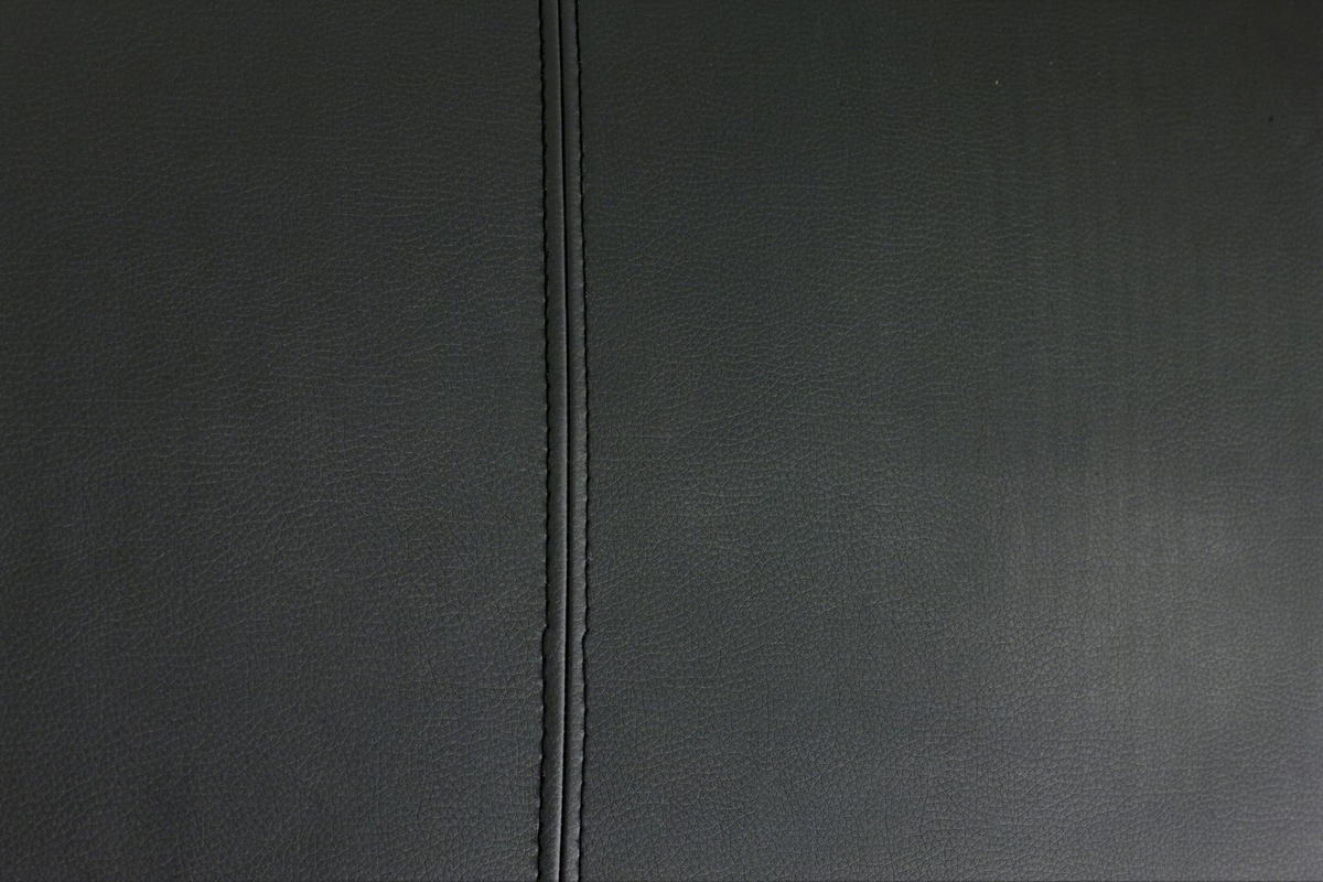 POLSTERBETT 180/200 cm  in Schwarz  - Chromfarben/Schwarz, Design, Holz/Textil (180/200cm) - Livetastic