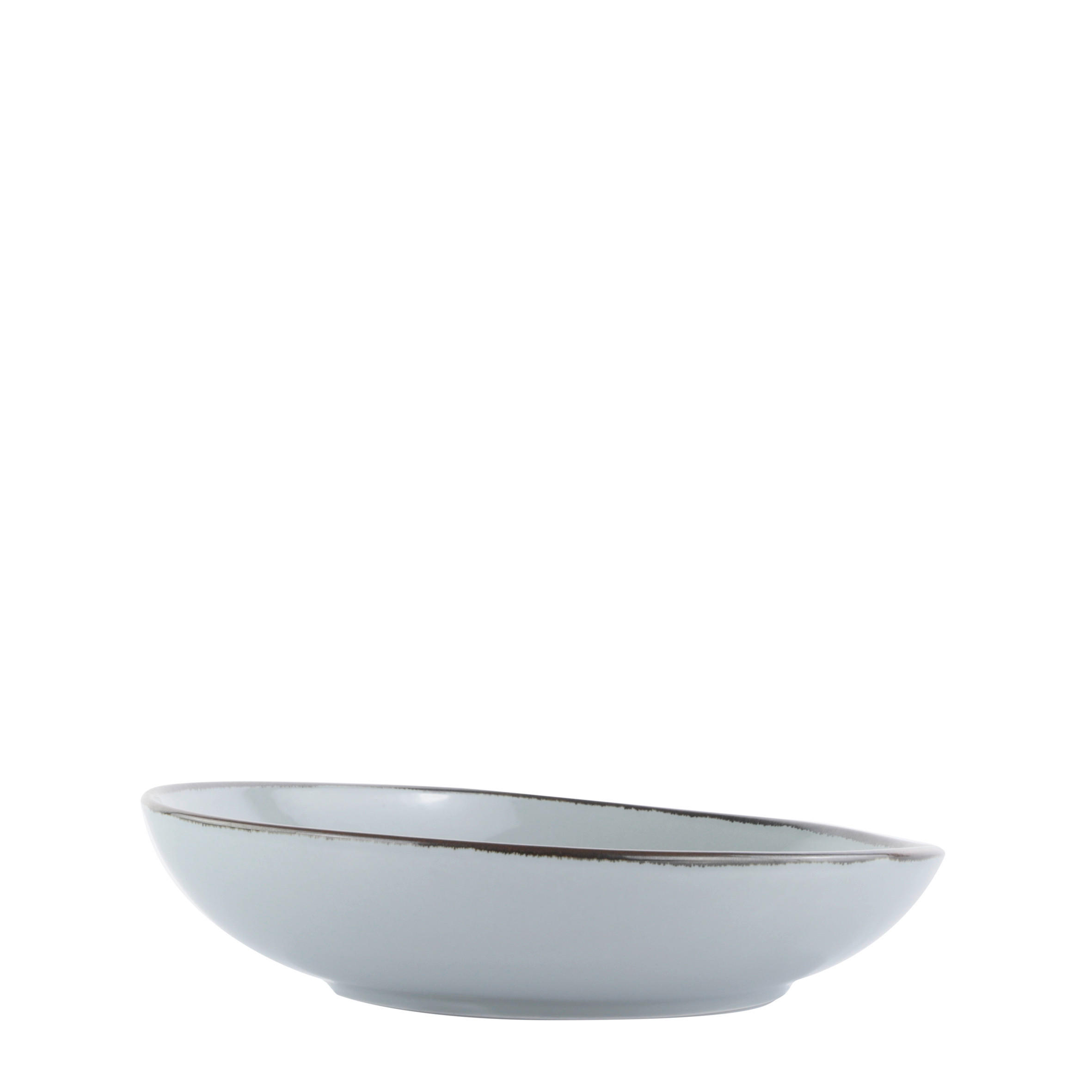 GOURMETTALLRIK - blågrå, Trend, keramik (23/19,5cm) - Novel