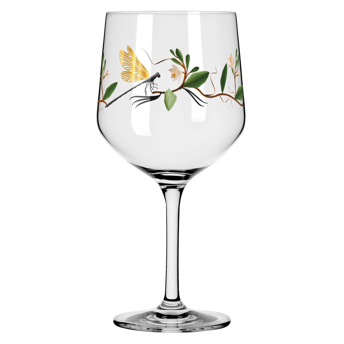 GINGLAS 720 ml 2-teilig  - Schwarz/Orange, LIFESTYLE, Glas (10,7/10,7/21,8cm) - Ritzenhoff