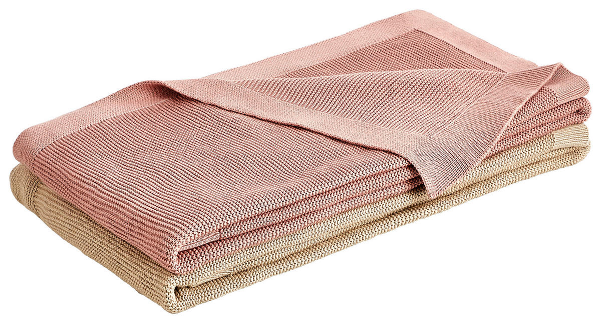 DOMÁCÍ DEKA, bavlna, 150/200 cm - růžová, Basics, textil (150/200cm) - Dieter Knoll