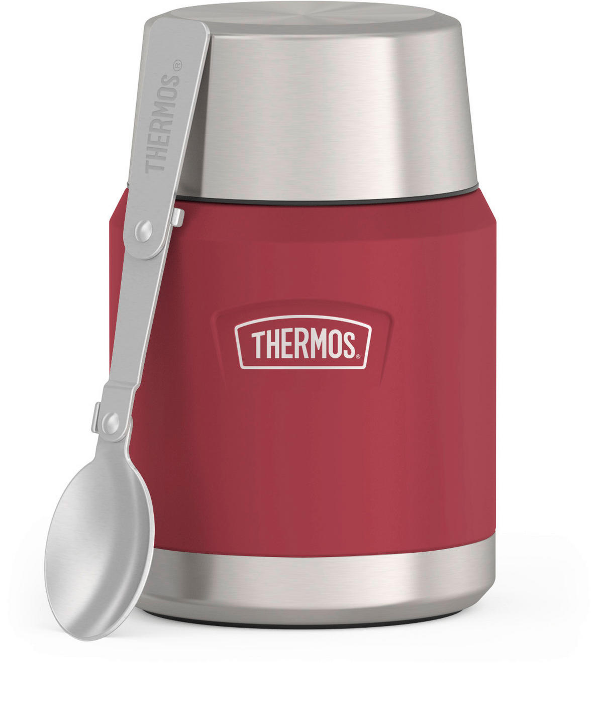 ISOLIERSPEISEGEFÄSS ICON 0,47 L  - Rot, Basics, Metall (0,47l) - Thermos