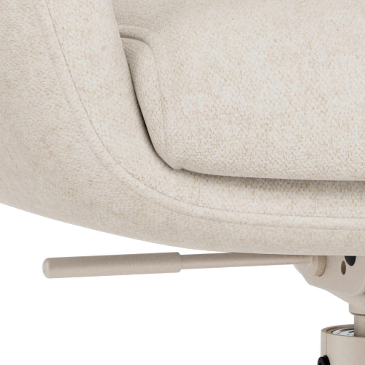 STOLICA SA RUKONASLONOM  siva, bež       - siva/bež, Trendi, metal/tekstil - Carryhome