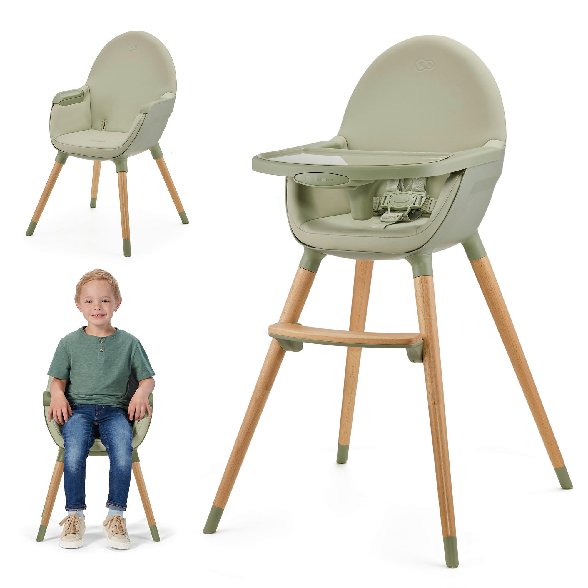 HOCHSTUHL Fini 2  - Grün, Basics (55/96/58.5cm) - kinderkraft