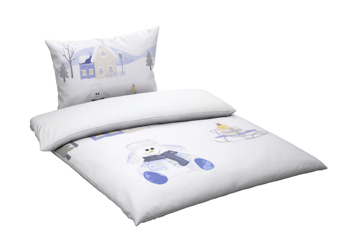 DETSKÁ POSTEĽNÁ BIELIZEŇ 100/135 cm  - modrá/biela, Trend, textil (100/135cm) - Patinio