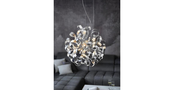 LED-HÄNGELEUCHTE 60/180 cm - Chromfarben, Design, Metall (60/180cm) - Ambiente