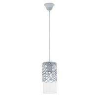 HÄNGELEUCHTE 12,5/110 cm    - Blau/Grau, Basics, Glas/Metall (12,5/110cm) - Eglo