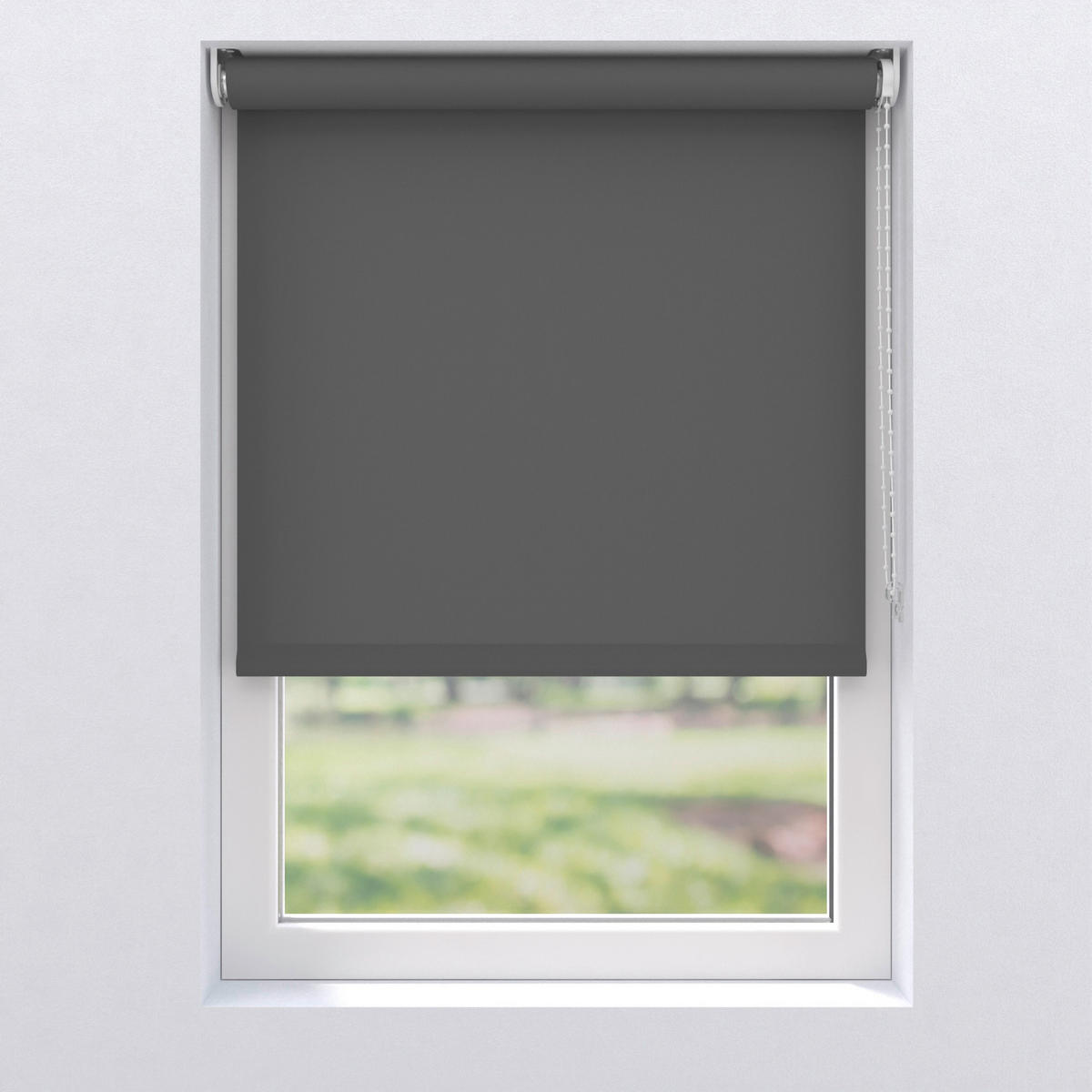 ROLLO  blickdicht  80/190 cm    - Anthrazit, Basics, Kunststoff (80/190cm)