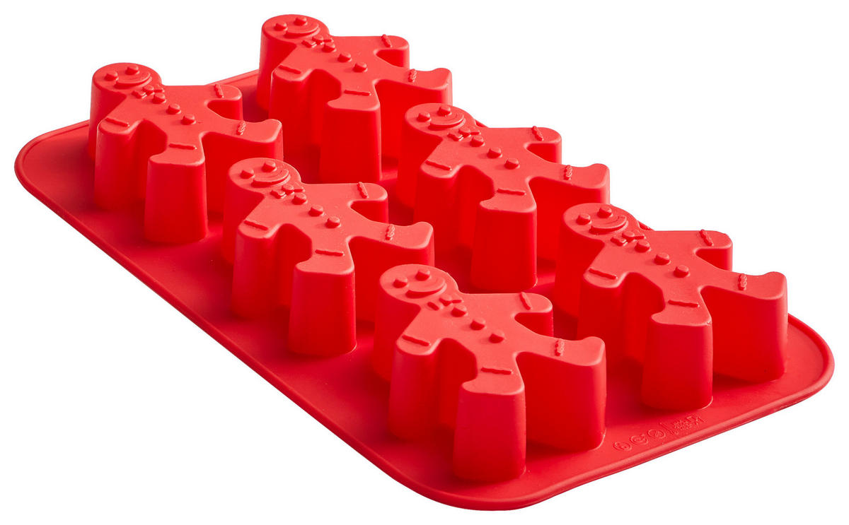 FORMĂ DE COPT - roșu, Basics, plastic (26/17/2,8cm) - X-Mas
