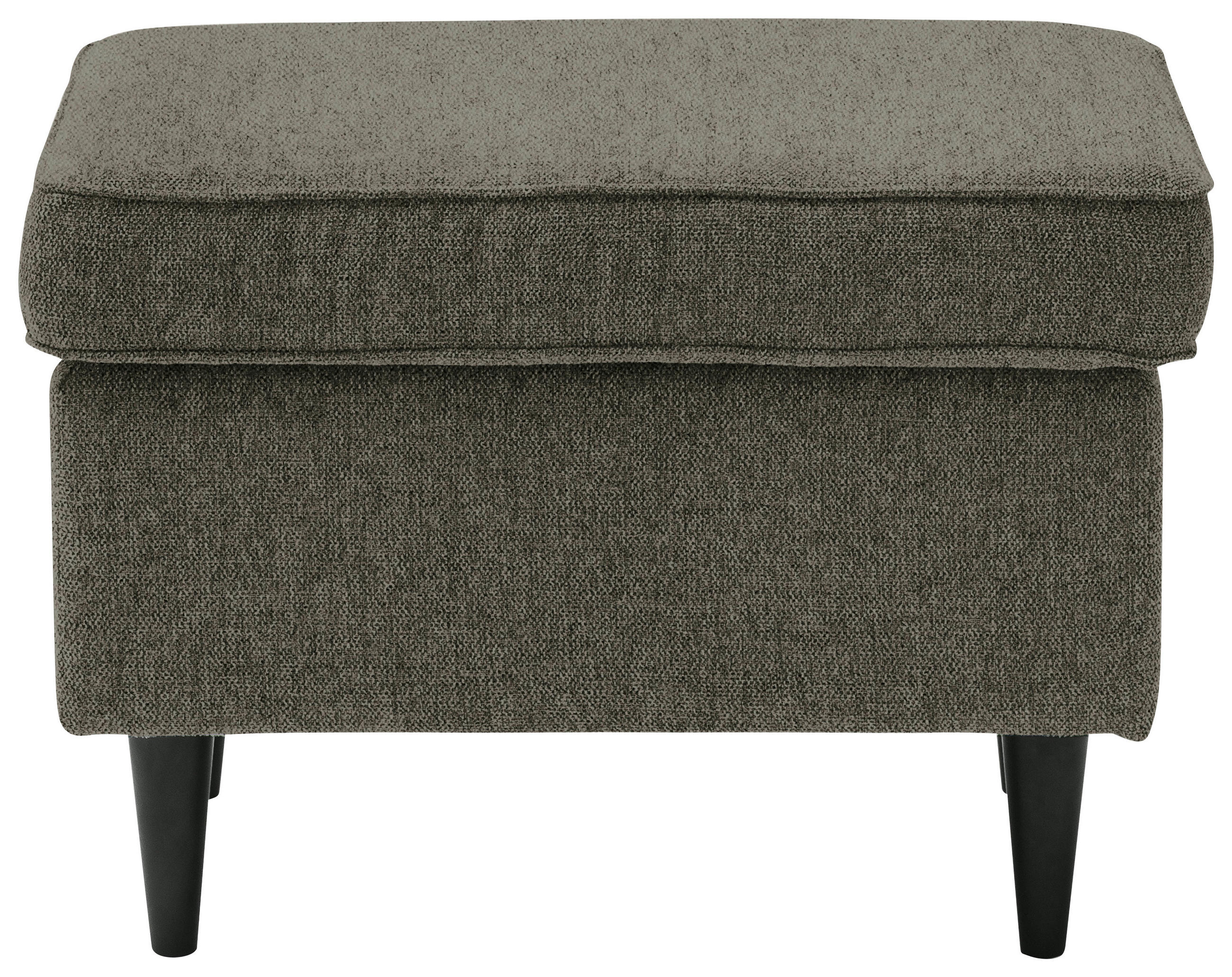 HOCKER in Textil Olivgrün, Schwarz  - Schwarz/Olivgrün, Basics, Holz/Textil (63/43/42cm) - Carryhome