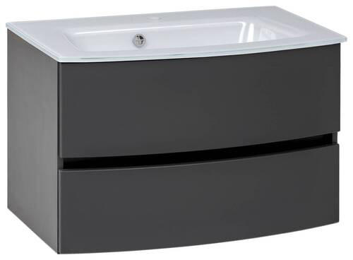 Held SKRINKA S UMÝVADLOM, grafitová, grafitová, 80 cm