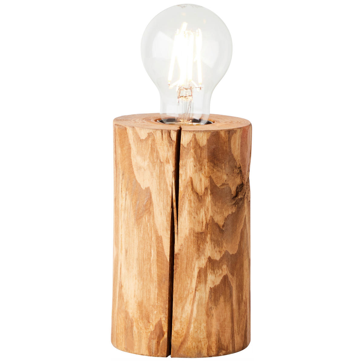 TISCHLEUCHTE Trabo 10/15 cm   - Kieferfarben, Natur, Holz (10/15cm) - Brilliant